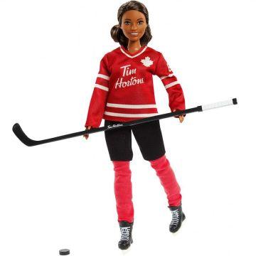 Muñeca Barbie Signature Tim Hortons en uniforme de hockey - A/A