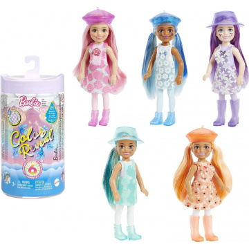 Muñecas Chelsea #3 Serie Lluvia y Brillos Barbie® Color Reveal™