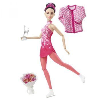 Muñeca Barbie patinadora sobre hielo