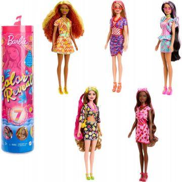 Muñecas Barbie y accesorios, muñeca Color Reveal, perfumada, serie Sweet Fruit