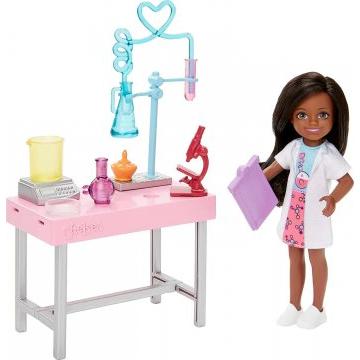 Muñeca Chelsea Barbie con accesorios, Yo puedo ser... Científica