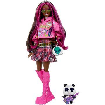 Muñeca Barbie con mascota Panda, Barbie Extra, juguetes y regalos para niños