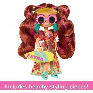 Barbie Extra Minis Muñeca de viaje con moda playera, Barbie Extra Fly