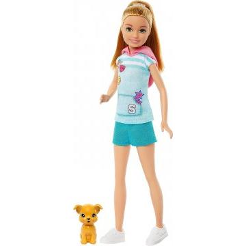 Muñeca Barbie Stacie Con Perro, Barbie Y Stacie Al Rescate