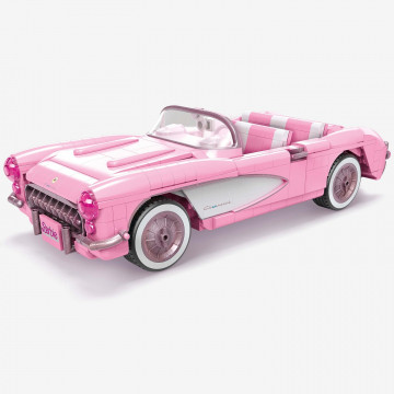 MEGA Barbie The Movie '56 Corvette Stingray - Juego de construcción para coleccionistas