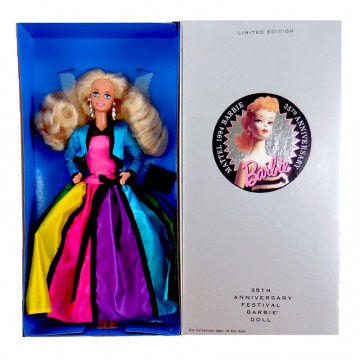 Muñeca Barbie 35th Anniversary Haute Couture Rainbow