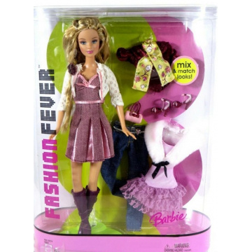 Set de regalo muñeca Barbie Fashion Fever