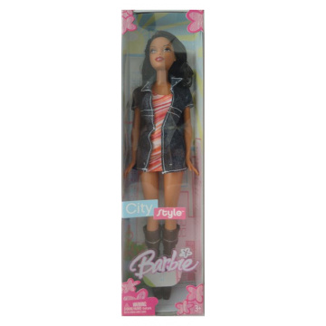 Muñeca Barbie City Style Denim and Boots