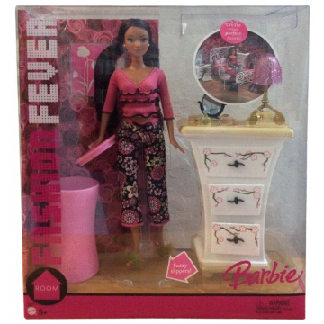 Muñeca y mobiliario Barbie Fashion Fever AA