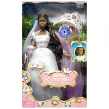 Muñeca Barbie la boda de Rapunzel (AA)