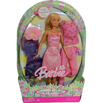 Muñeca Barbie Spring Into Style