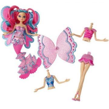 Sirena Rosa Mezcla y Cambia Barbie Fairytopia  