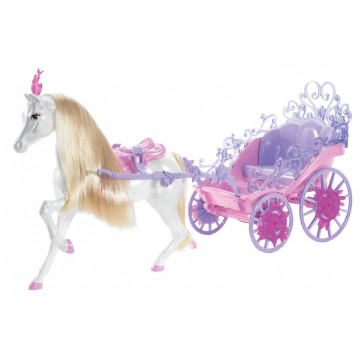 Barbie caballo y carruaje