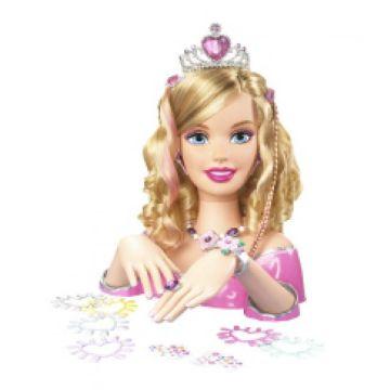 Cabeza de Peinado Princesa Barbie