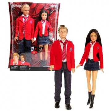 Set de regalo Barbie Rebelde Lupita y Giovanni RBD