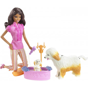 Muñeca Barbie Clean-Up Pup! (AA)