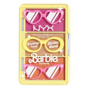 Paleta para rostro de Barbie On The Go Cheek Palette x NYX Professional Makeup