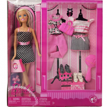 Barbie Pink Doll & Fashions