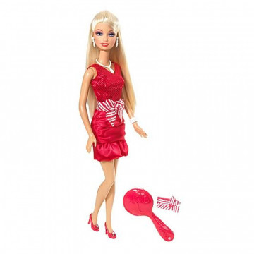 Muñeca Barbie Holiday Scene