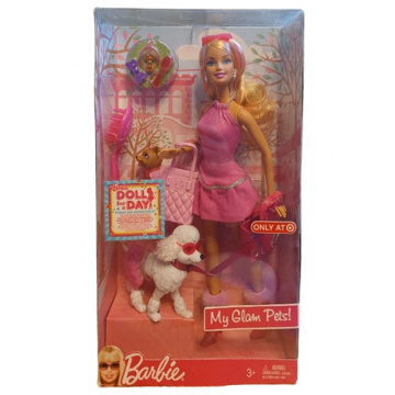 Muñeca Barbie My Glam Pets (TG)