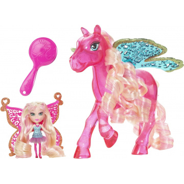 Barbie Mini Fairy & Pony (Rosa)
