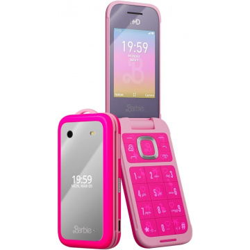 Barbie MD | Flip | Desbloqueada | KaiOS | Compatible con todos los operadores | Power Pink | Versión para EE. UU.