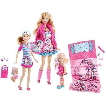 Muñecas Hermanas Barbie fiesta de pijamas