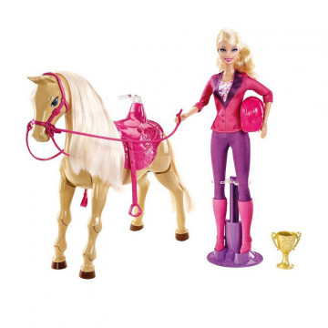 Barbie con Tawny trotador
