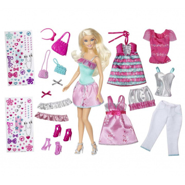 Set Barbie Arrange and Cute Fashion