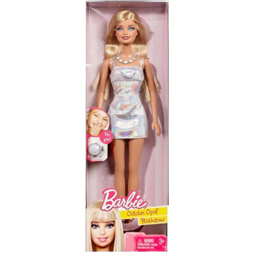 Muñeca Barbie Octubre Birthstone (Kroger) v