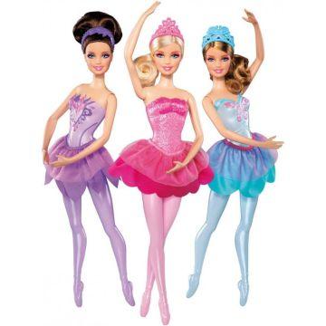 Surtido básico de muñecas bailarinas Barbie y los zapatos rosas