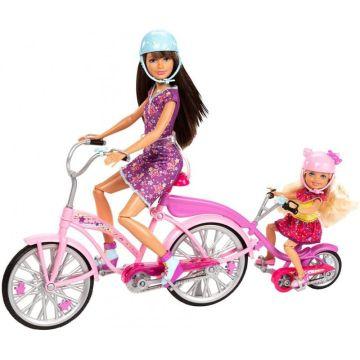 ¡Bicicleta de hermanas Barbie para dos!