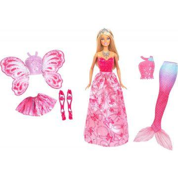 Muñeca Barbie vestido real (rubia)