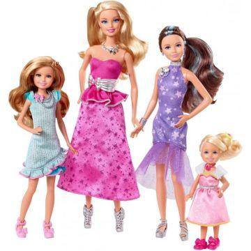 Set regalo Hermanas Barbie vestidas de gala