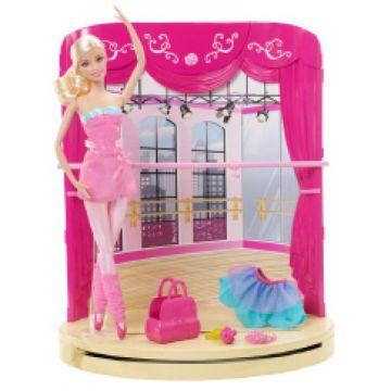 Set de juego de estudio de ballet Barbie Pink Shoes
