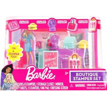 Juego de sellos creativos de Barbie para que los niños exploren la imaginación y el diseño