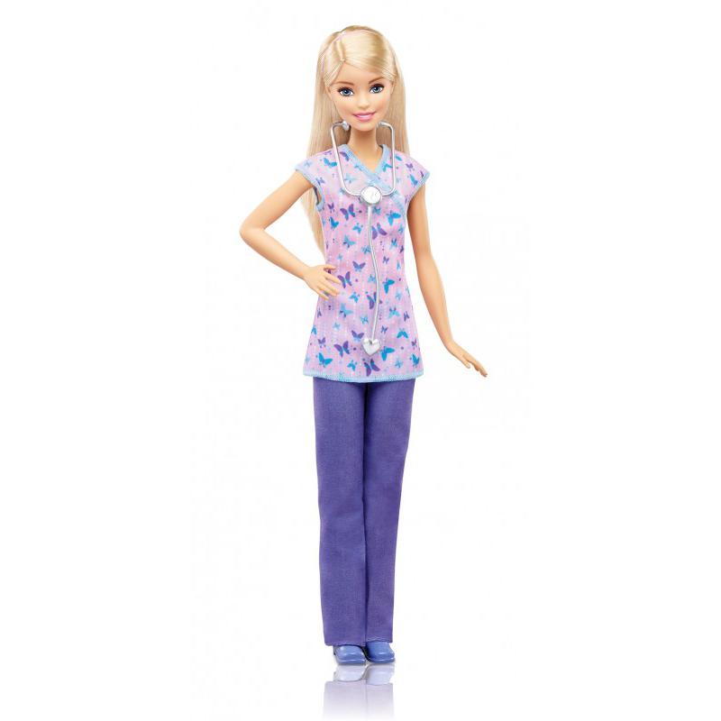 Muñeca Barbie enfermera con estetoscopio - yo quiero ser 7