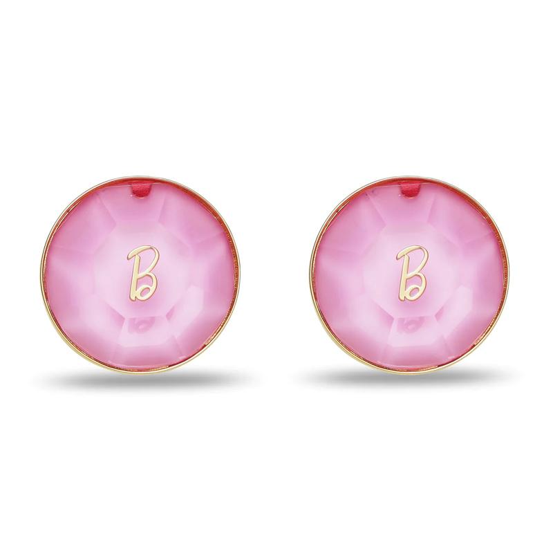 Pendientes de botón Cristal rosa Lele Sadoughi x Barbie™ 