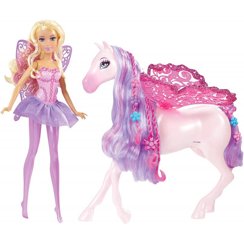 Hada y juguete Pegaso Barbie Fairytale