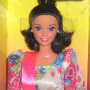 Philippine Islands Barbie II  (Vestido corto rosa con flores)