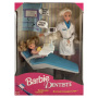 Muñeca Barbie Dentiste rubia con muñeca Kelly rubia (Francia)