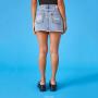 Minifalda tejana con gráfico de Barbie