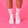 Calcetines altos a rayas Barbie Varsity