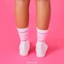 Calcetines altos a rayas Barbie Varsity