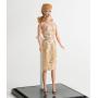 Reserva - Vestido tubo con brocado Golden Girl de Barbie x Unique