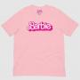 Camiseta rosa con logotipo de Barbie La Película