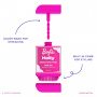Barbie x Hally Color de cabello temporal para niños | Incluye tono rosa exclusivo Stix + clips de oropel | Color de cabello lavable de un día | Alternativa segura al aerosol