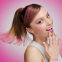 Barbie x Hally Color de cabello temporal para niños | Incluye tono rosa exclusivo Stix + clips de oropel | Color de cabello lavable de un día | Alternativa segura al aerosol