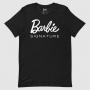Barbie Classic Logo camiseta negra unisex