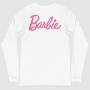 Barbie Classic Logo Unisex Blanco Camisa de manga larga